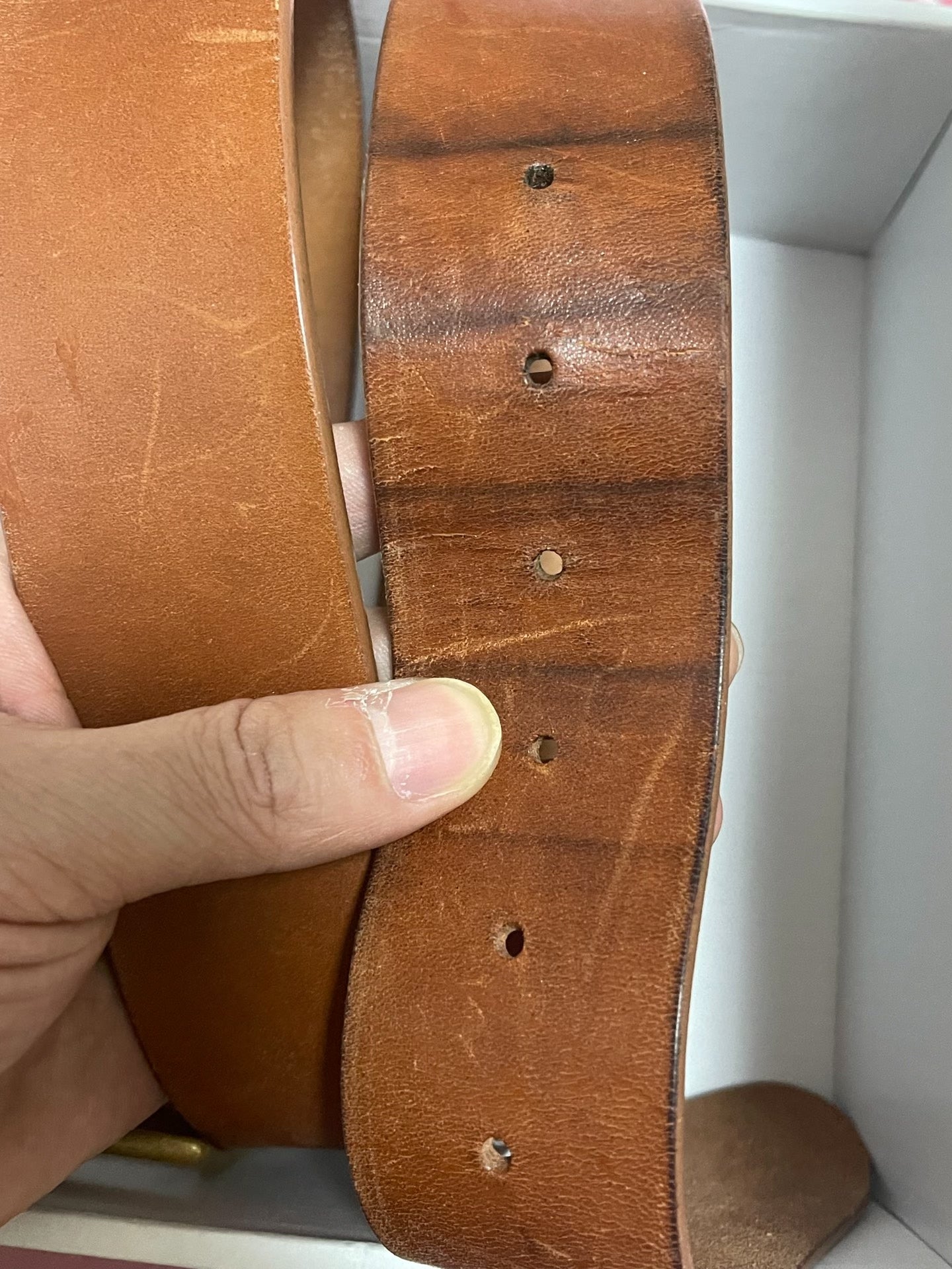 VISVIM 24AW Plain Belt 45mm