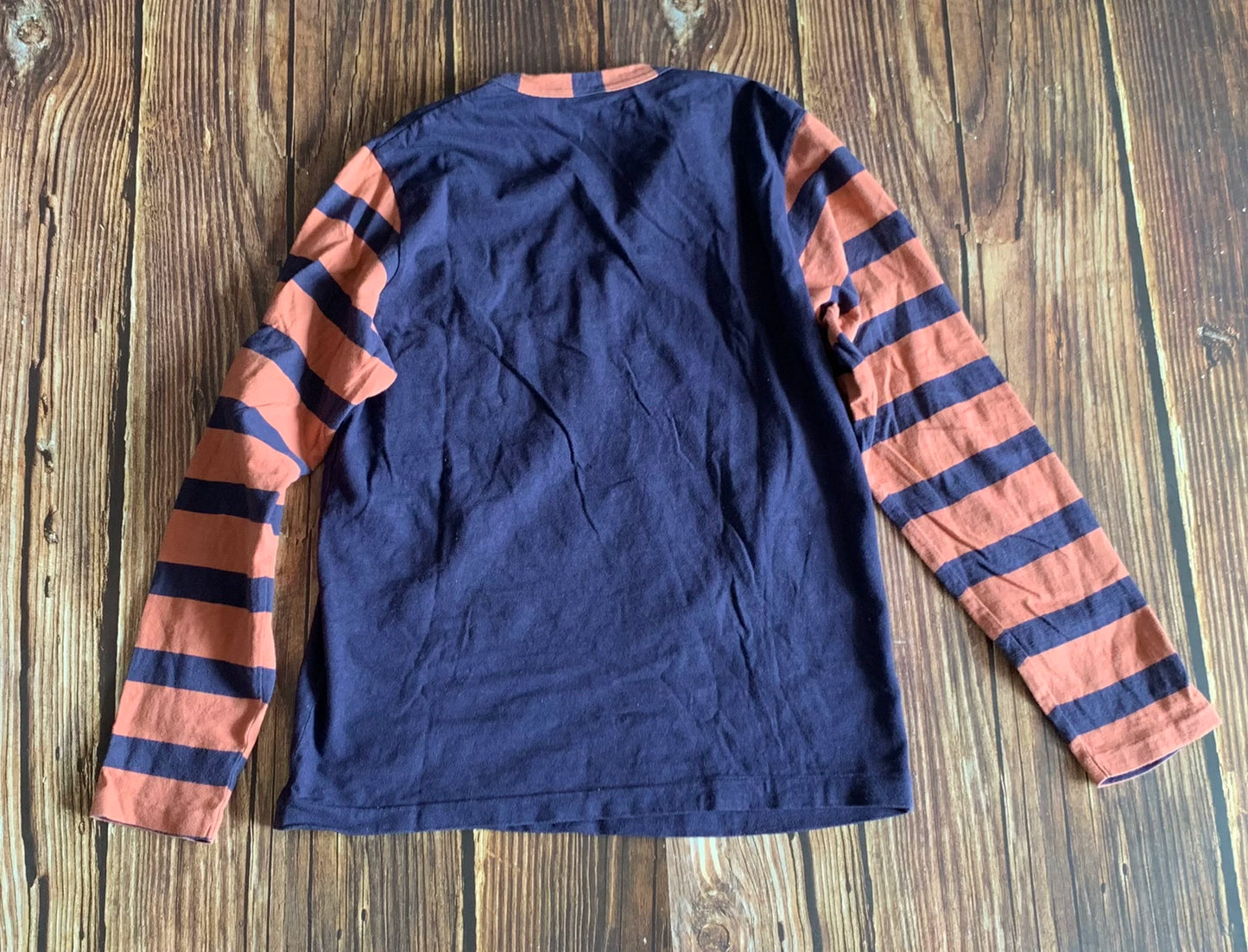 striped henley long sleeve sweatshirt for men