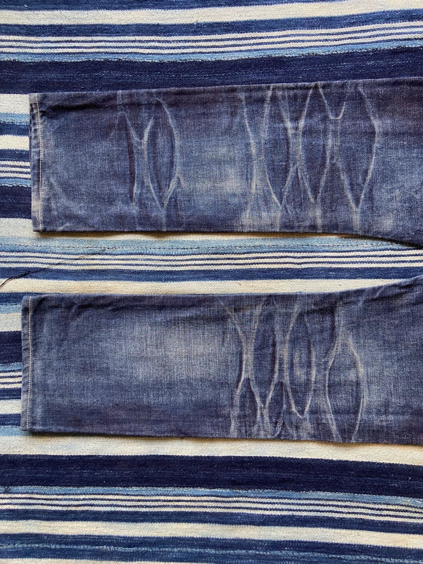 vintage washed denim trousers by brand & co