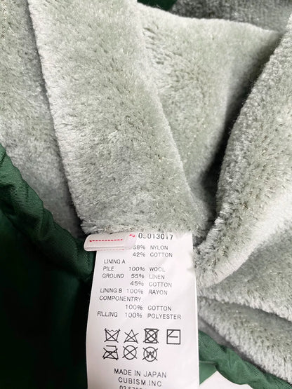visvim coach jacket in green color