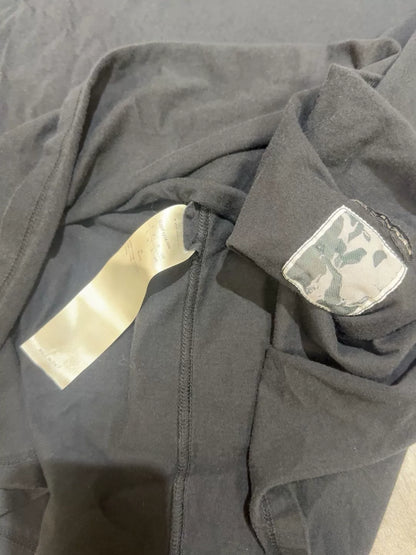 Rick Owens Black Deconstructed Short Sleeve Tee