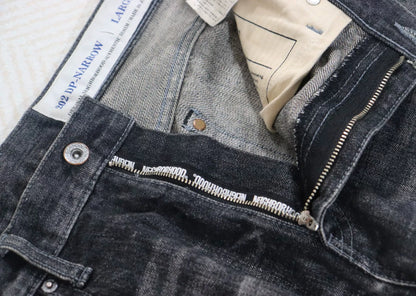 neighborhood washed narrow fit jeans