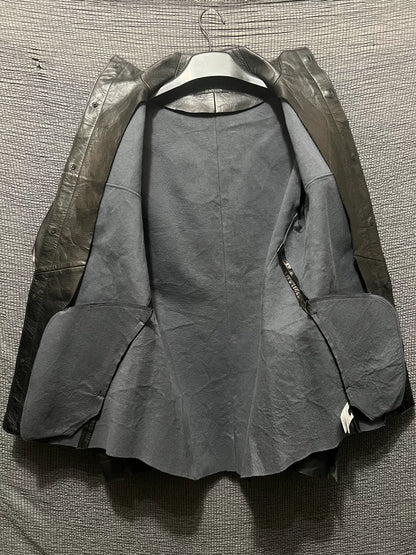 d hygen leather jacket with distinctive style