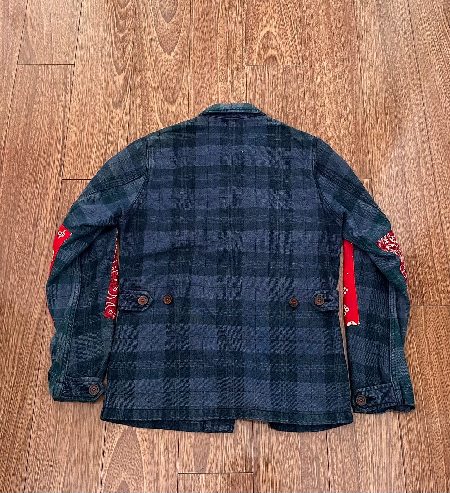 visvim kilgore jacket bandana red sleeves