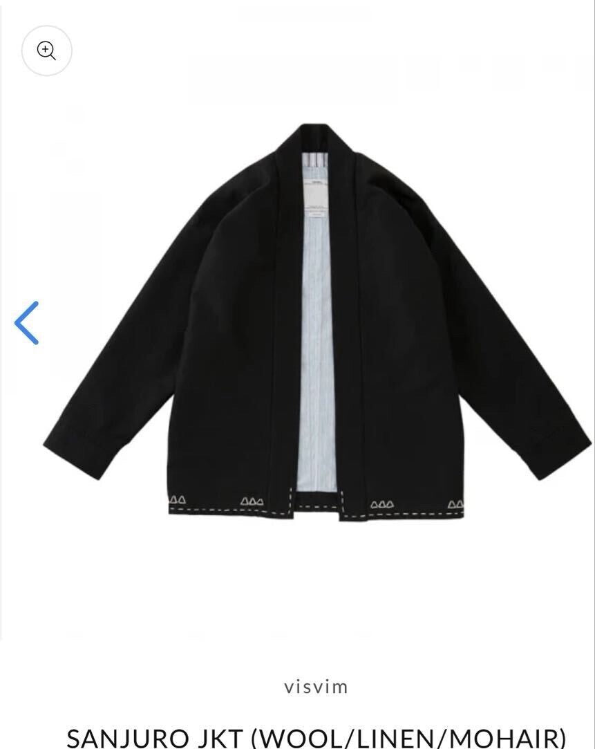 VISVIM SANJURO JKT Wool/Linen/Mohair