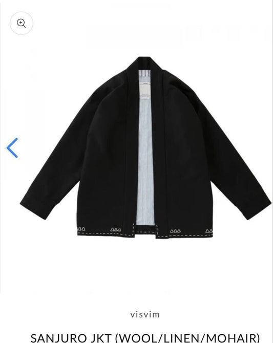 VISVIM SANJURO JKT Wool/Linen/Mohair