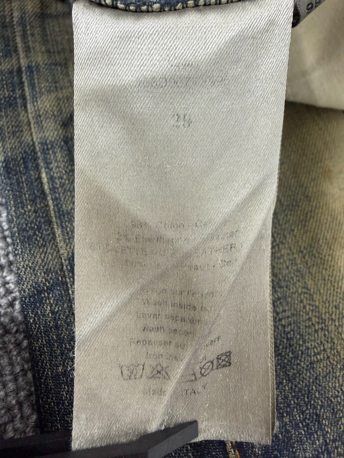 Dior Homme Vintage Wash Denim Jeans