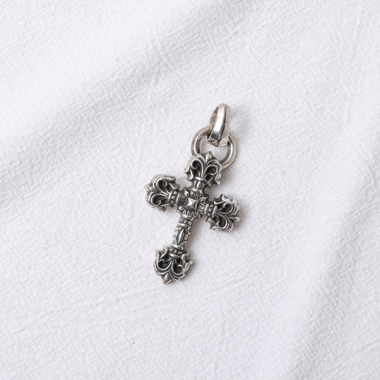 Chrome Hearts 925 Silver Cross Pendant