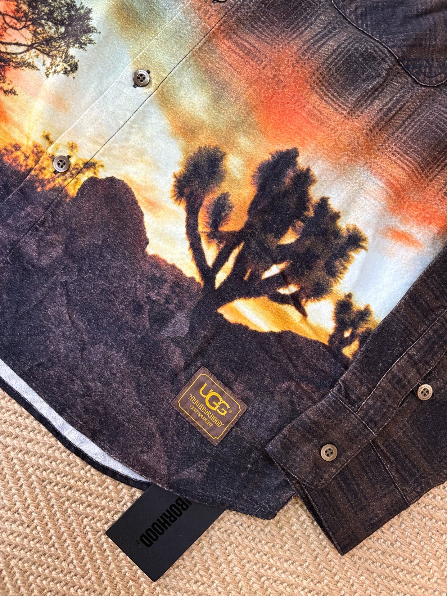 NEIGHBORHOOD x UGG 19AW Checkered Shirt