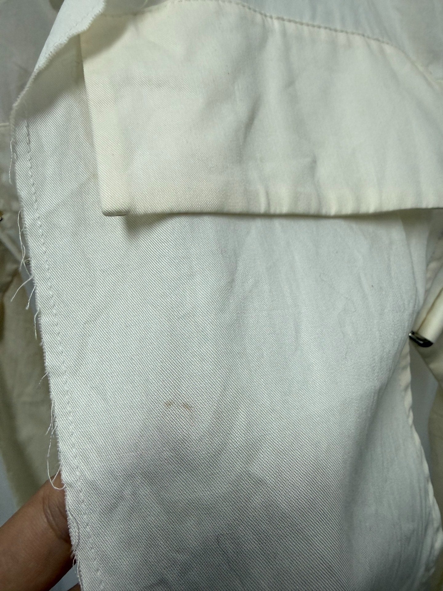 Yohji Yamamoto Main Line Distressed Silk Blend Shirt