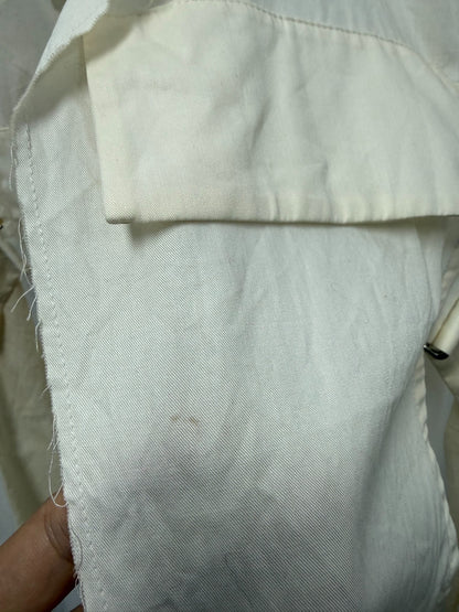 Yohji Yamamoto Main Line Distressed Silk Blend Shirt