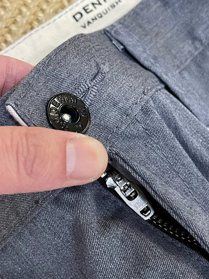 casual denim pants by vanquish & fragment