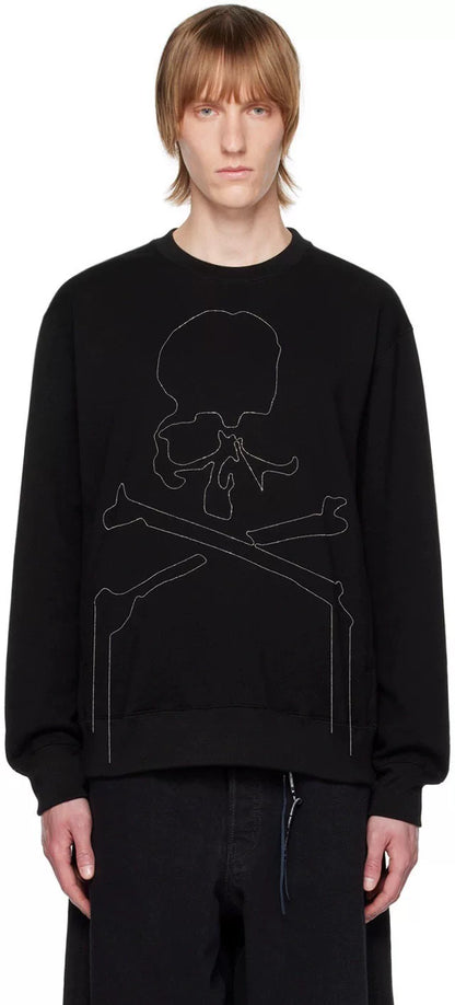 mastermind world embroidered crewneck sweatshirt