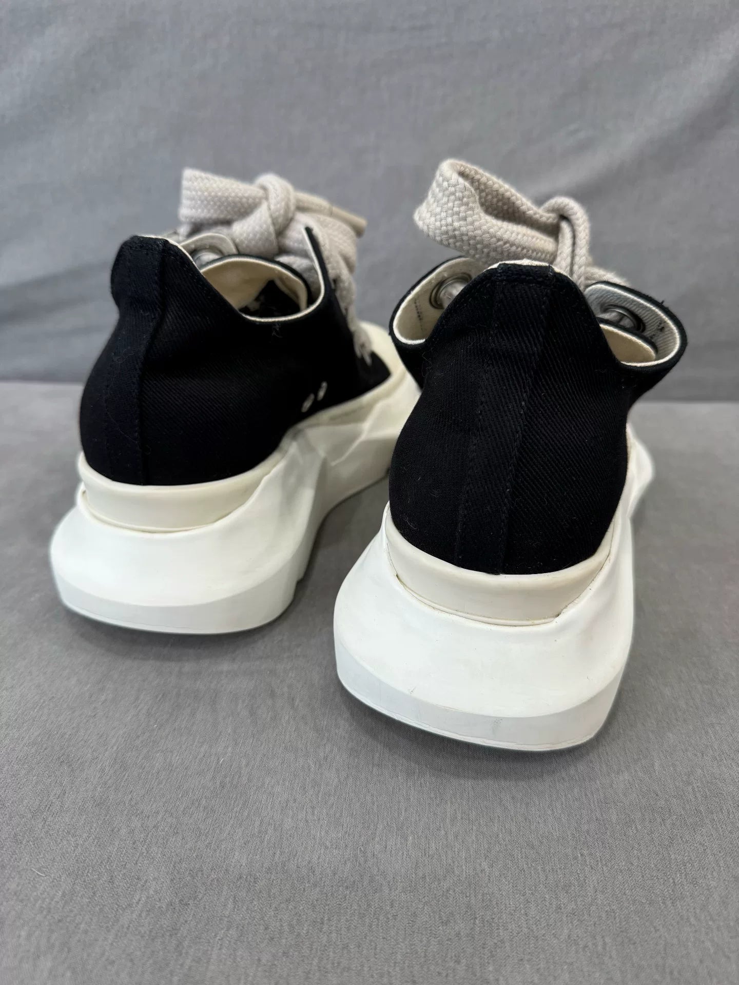 Rick Owens High-Top Thick Sole Sneakers
