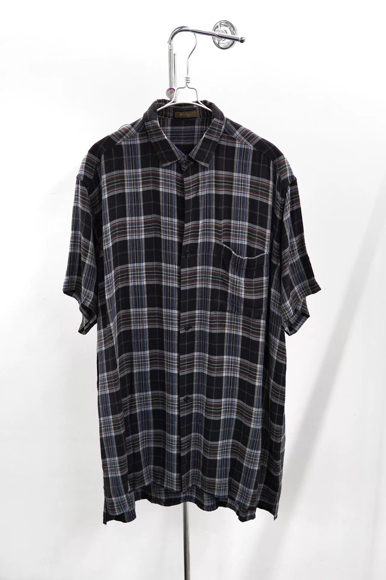 Y's for men Yohji Yamamoto 90s Rayon Plaid Shirt
