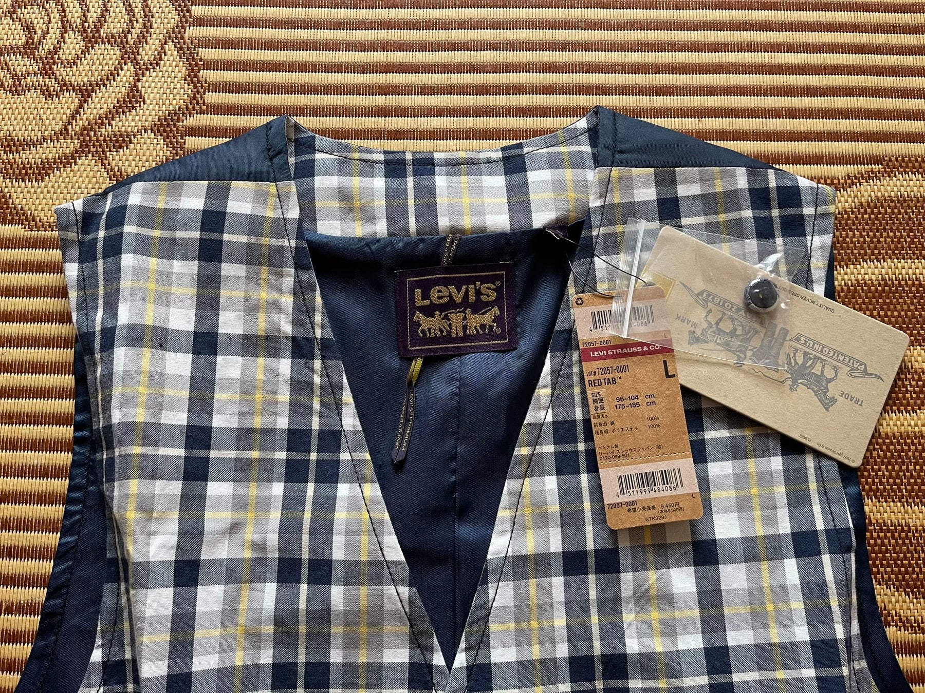 Levi's LVC Plaid Vest