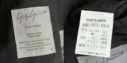 Yohji Yamamoto Plaid Coat