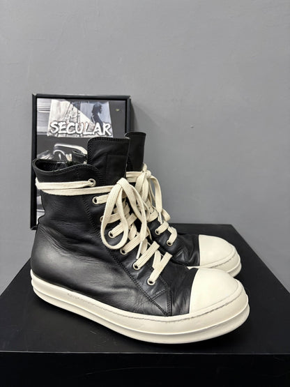 Rick Owens Leather Sneakers
