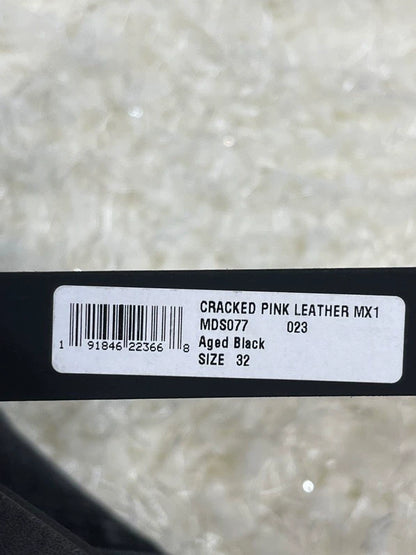 amiri cracked pink leather mx1 pants