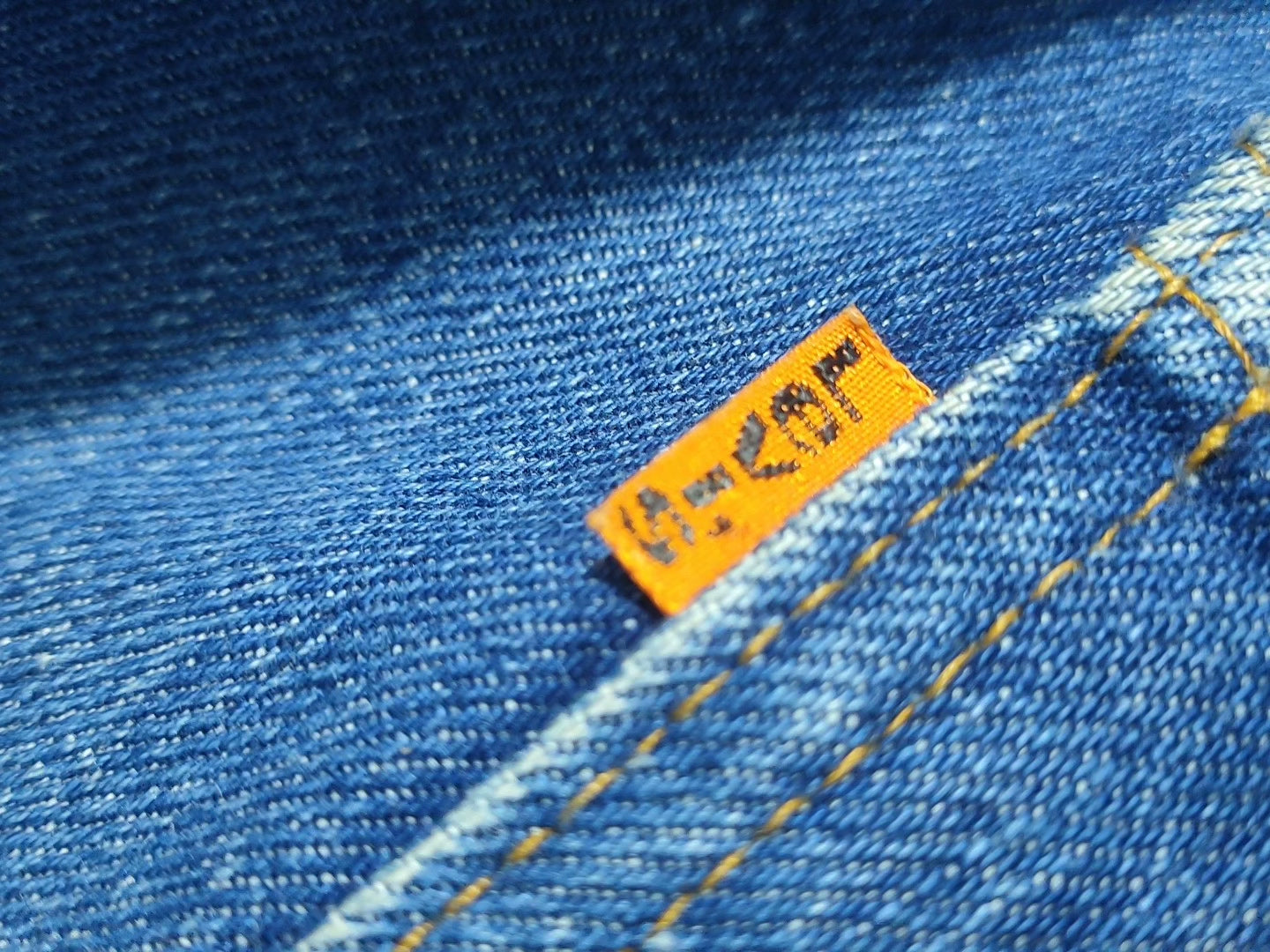 Levi's Raw Denim Old Jeans