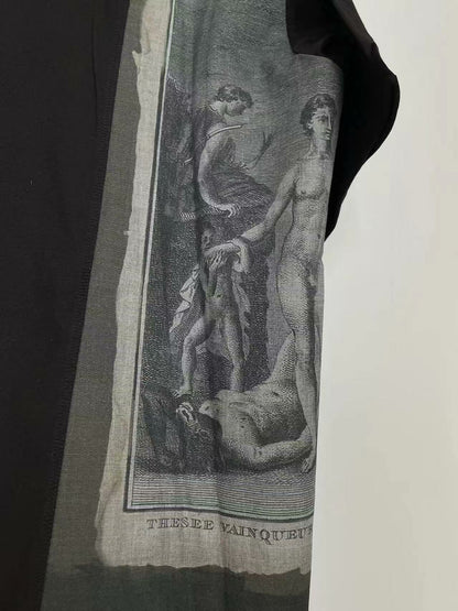 ziggy chen ancient painting short sleeve t-shirt