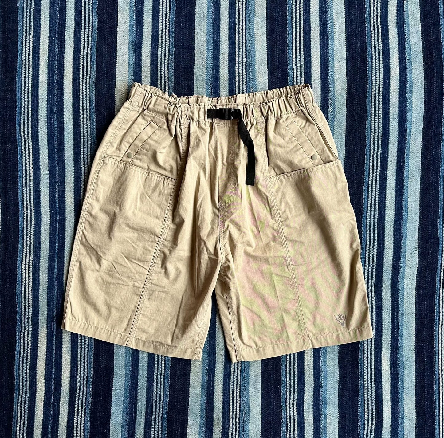 South2 West8 Belted C.S. Nylon Shorts