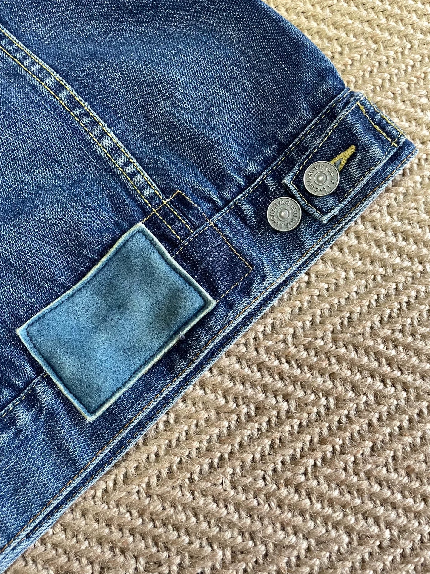VISVIM SS 103 Damaged Denim Jacket