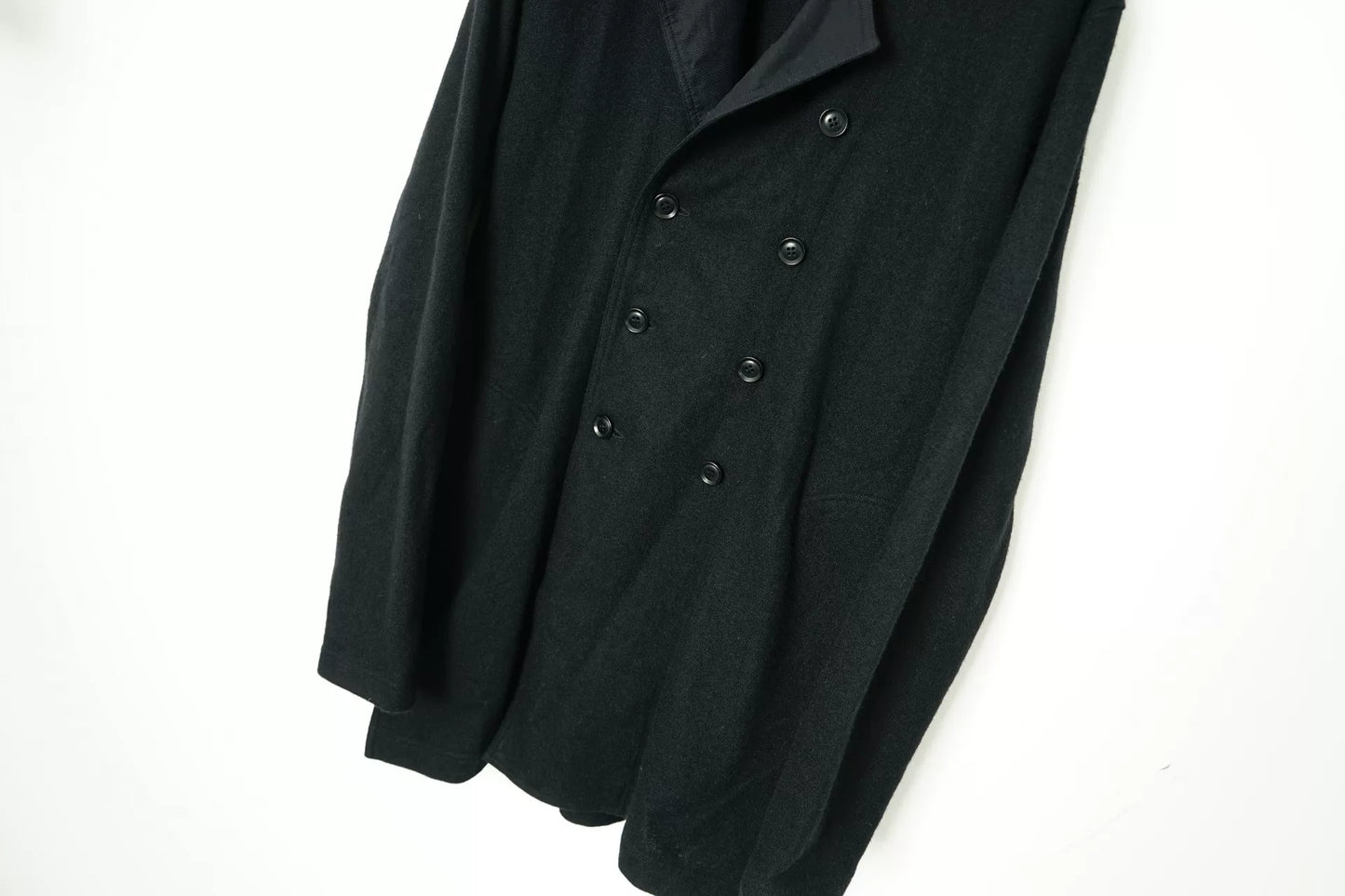 Yohji Yamamoto Double-Breasted Loose Coat