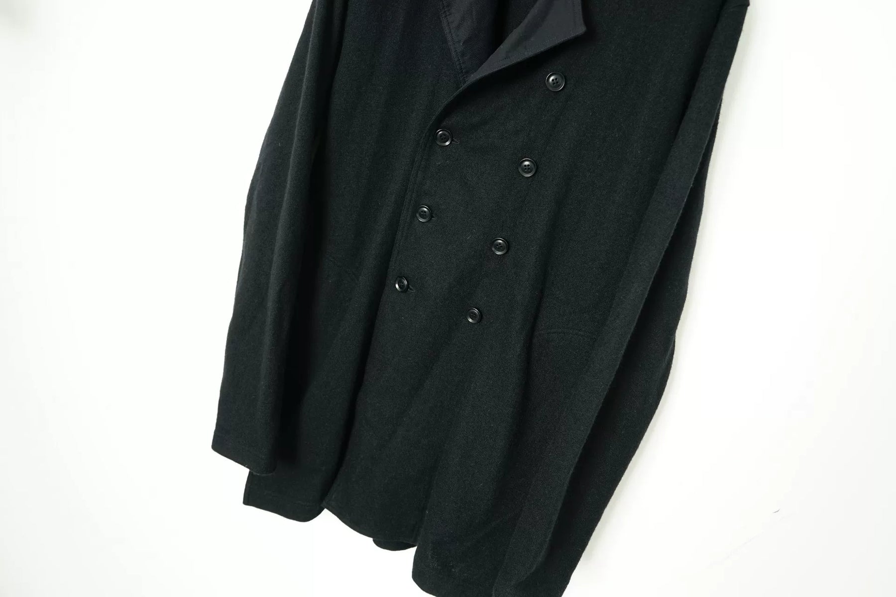 Yohji Yamamoto Double-Breasted Loose Coat