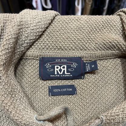 rrl double rl hooded sweatshirt beige