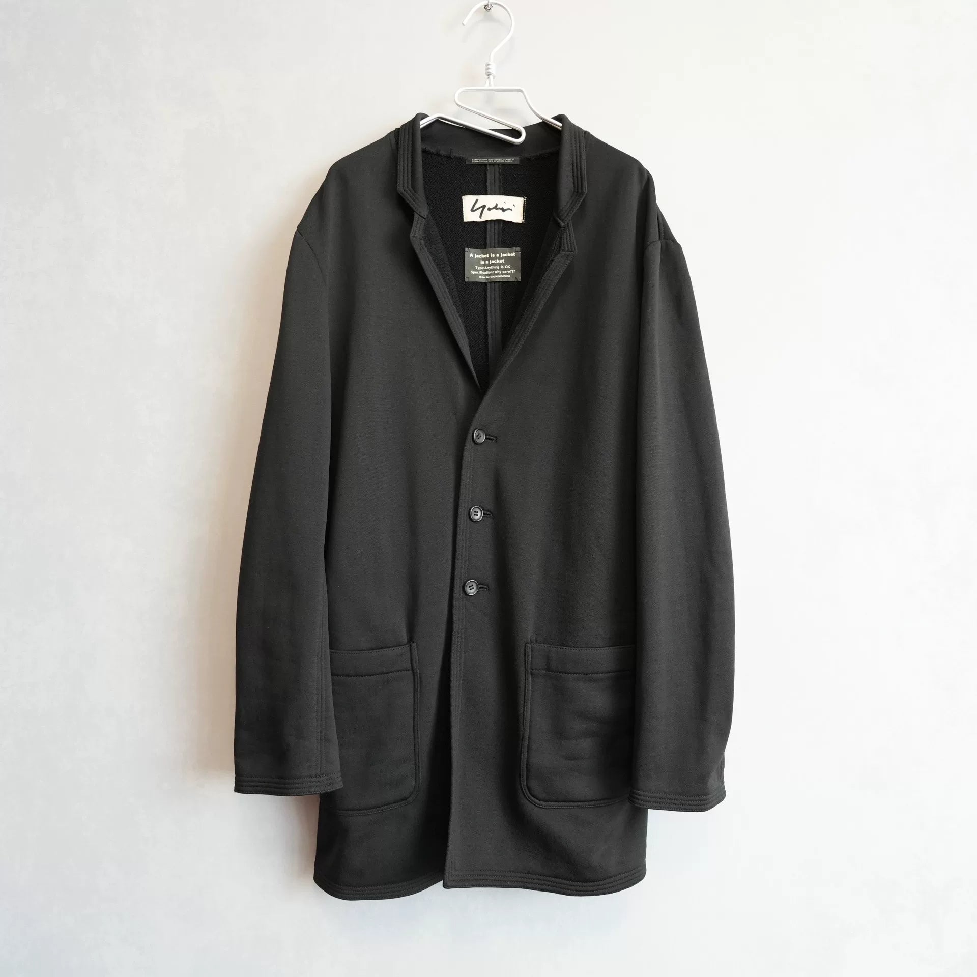 Yohji Yamamoto Double-Sided Belt Jacket