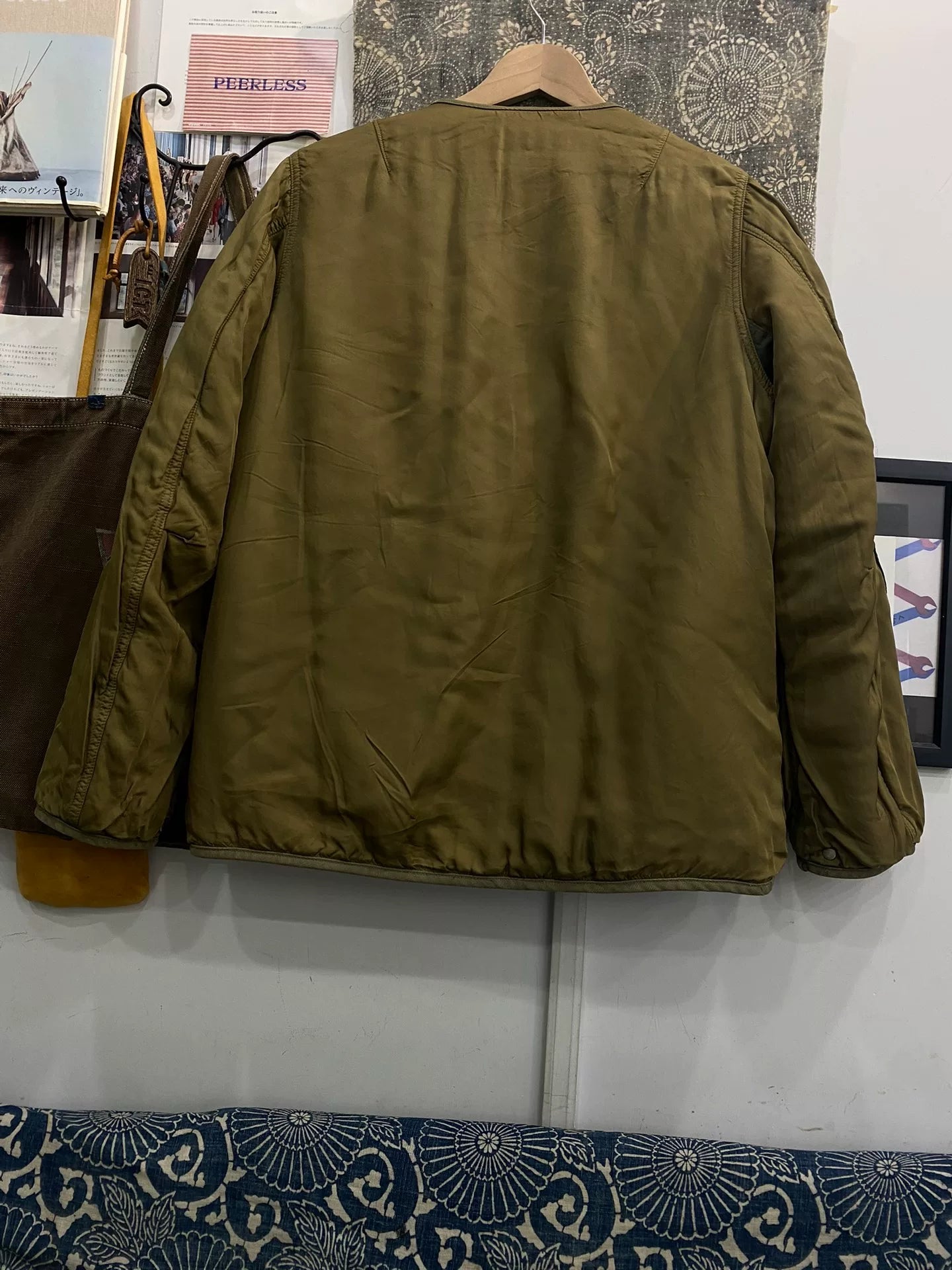 visvim 18aw iris liner jacket olive