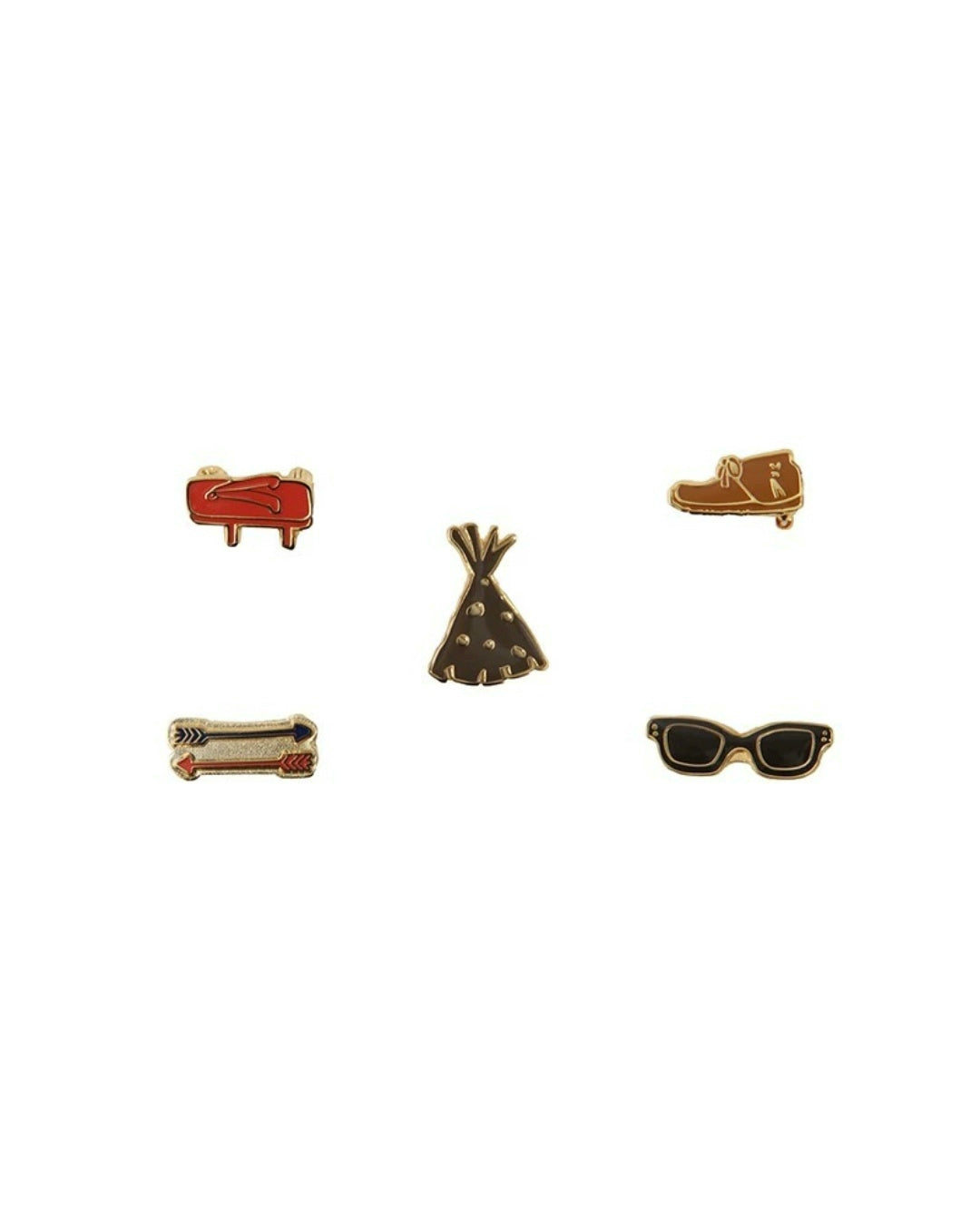 visvim spot lapel pin set collection