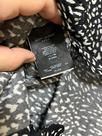 Saint Laurent YSL Jackson Wang Leopard Shirt