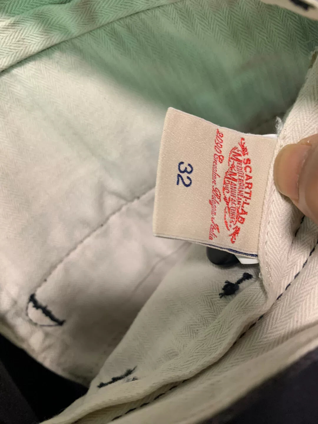 navy blue casual pants size 32