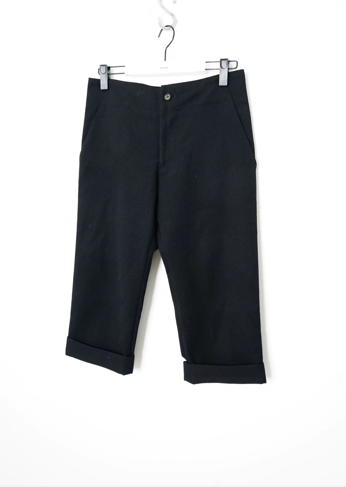 Yohji Yamamoto Wool Wide-Leg Pants