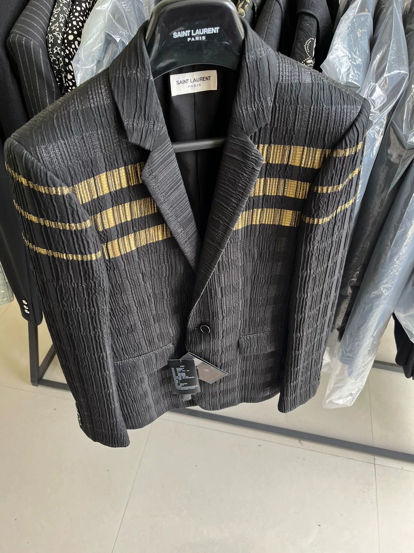 Saint Laurent Runway Striped Blazer