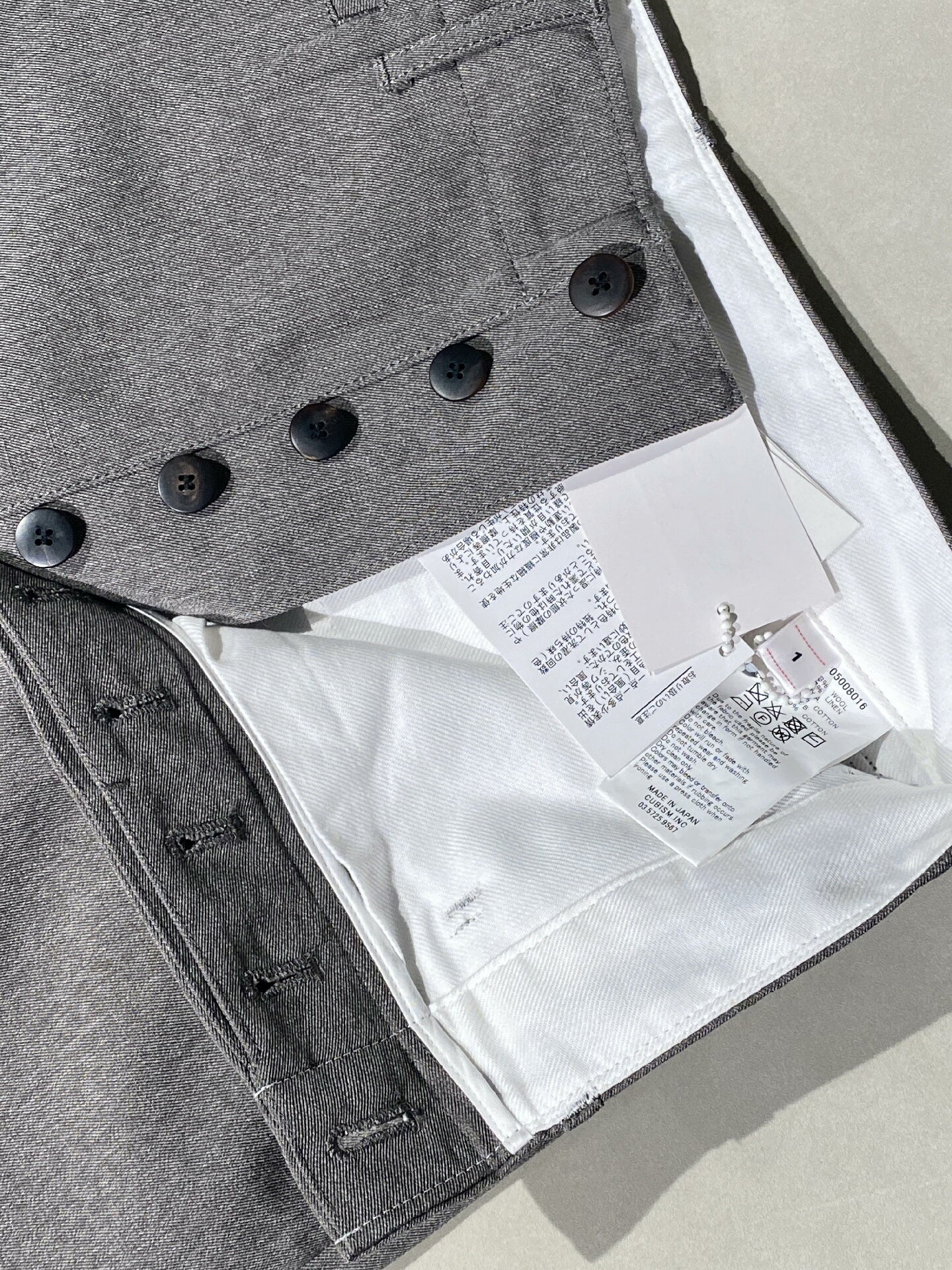 VisVim Authentic Gray Trousers