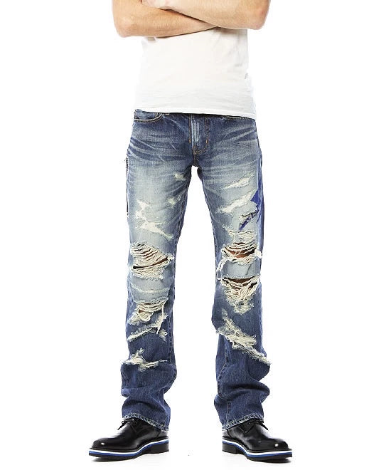 Vanquish Fragment Lightning Distressed Jeans