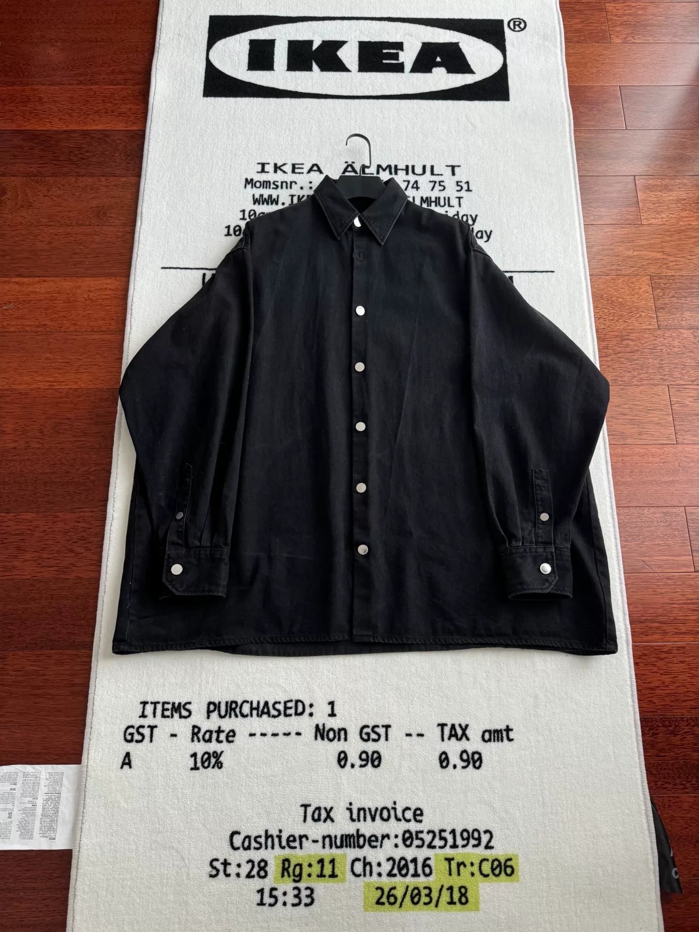 Raf Simons SS18 Oversized Shirt Jacket