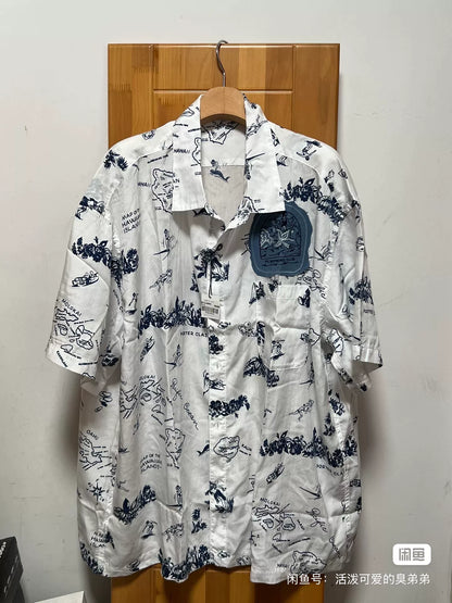 PORTER CLASSIC Hawaiian Aloha Silk Shirt