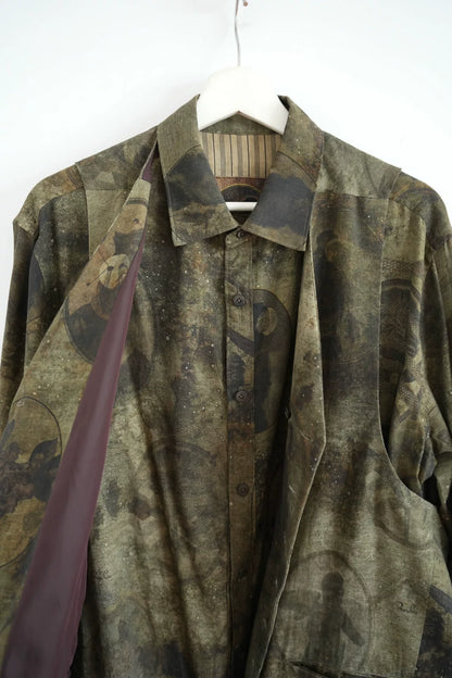 Ziggy Chen Double Layer Shirt 22aw