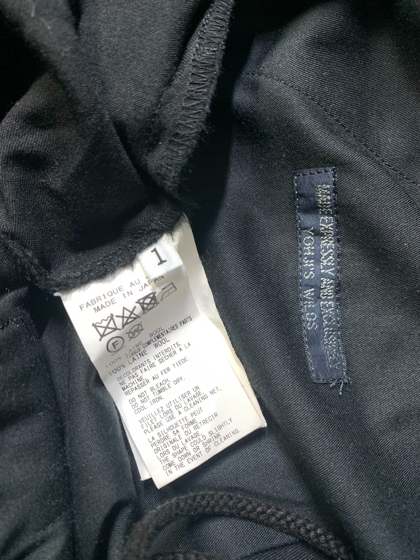 Yohji Yamamoto Wool Casual Pants