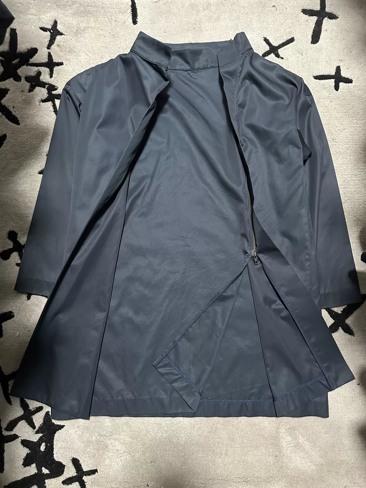 hussein chalayan structured sleeve shirt coat