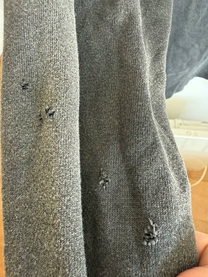 Visvim Distressed Gray Crewneck Sweatshirt