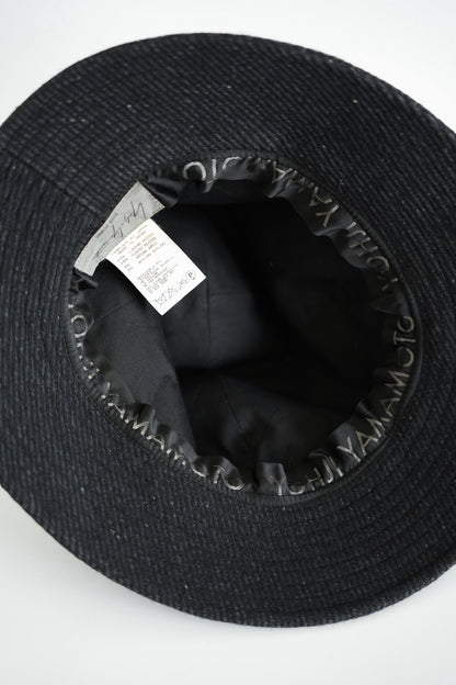 Yohji Yamamoto Wool Black Hat