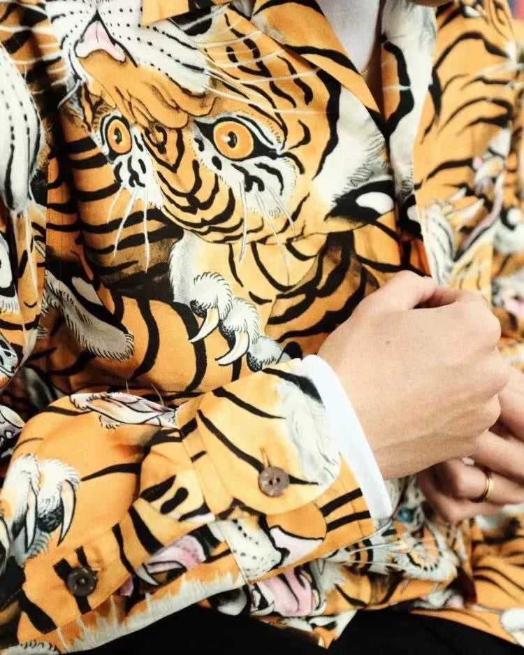 Wacko Maria Tiger Print Shirt