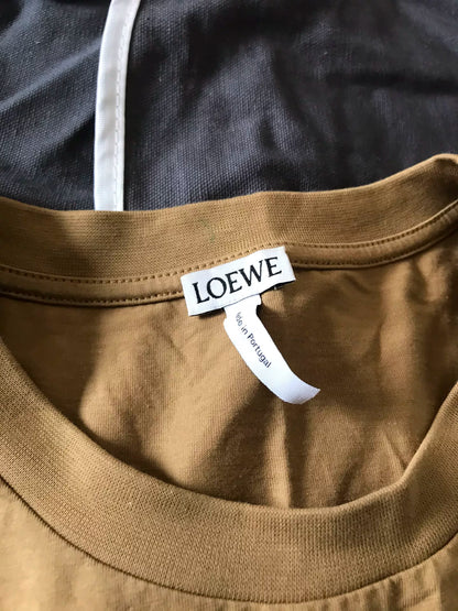 LOEWE Short Sleeve T-Shirt with Design Sleeves