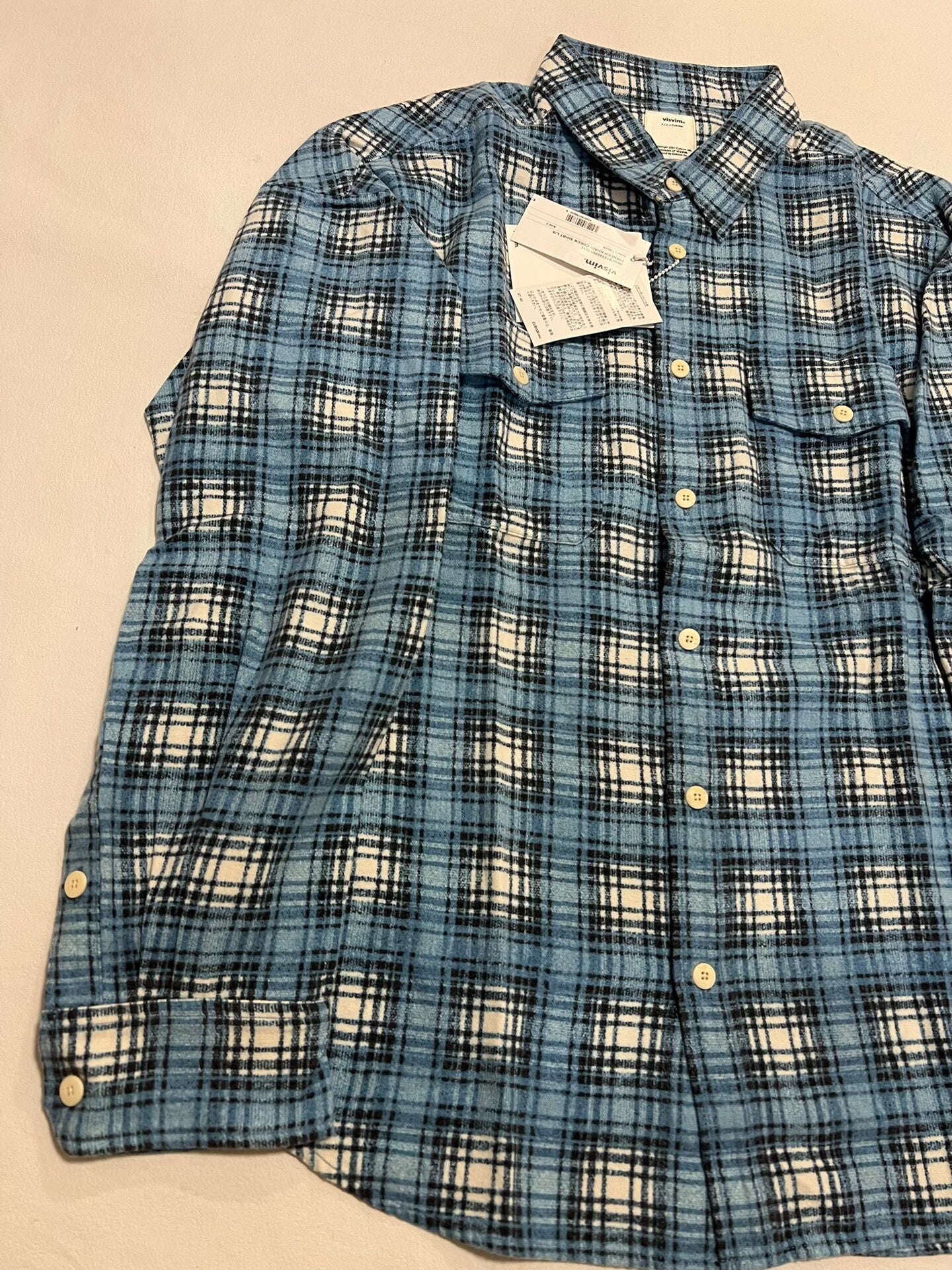 VISVIM 23AW PIONEER KHADI CHECK SHIRT