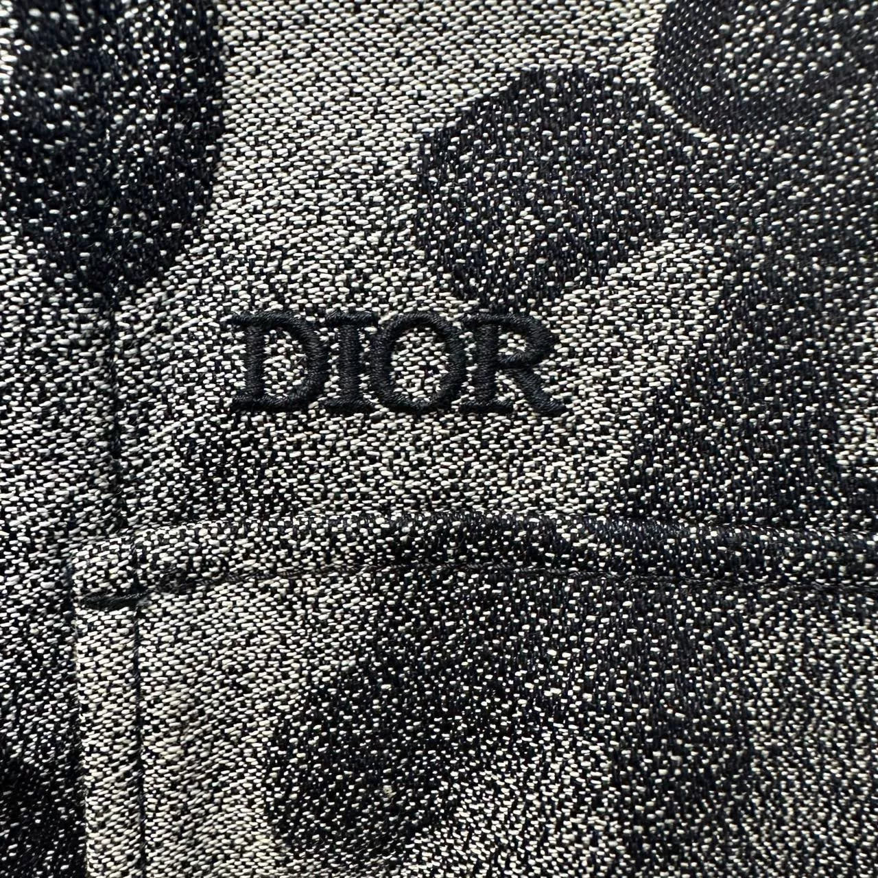 dior peter doig embroidered camouflage jacket